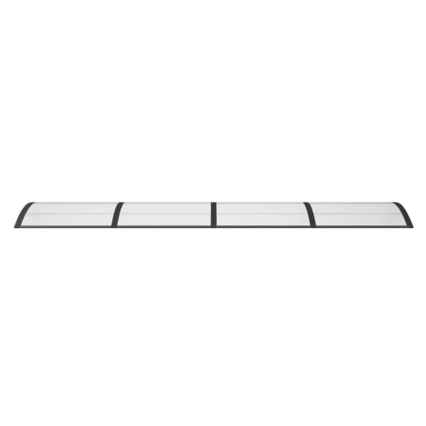 Markiser - Living Entrétak svart 350x100 cm polykarbonat
