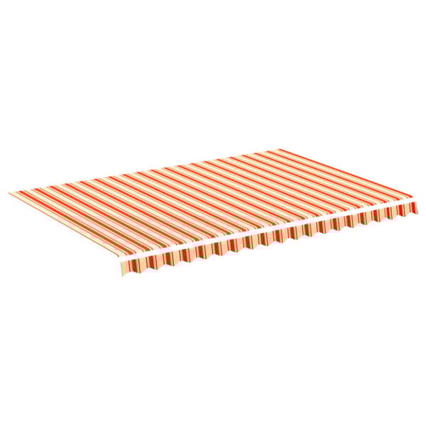 Markiser - Living udskiftningsdug til markise 4,5x3 m gul og orange