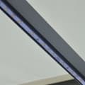Miniatyrbild 8 av 11: Markiser - Living Infällbar markis med vindsensor & LED 600x300 cm gräddvit