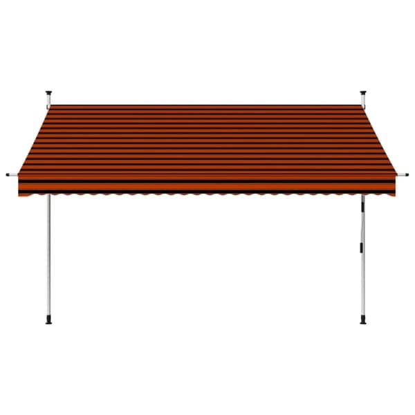 Markiser - Living Markis manuellt infällbar 300 cm orange och brun