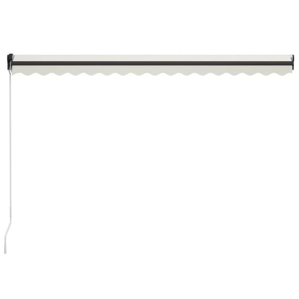 Markiser - Living Markis manuellt infällbar med LED 400x300 cm gräddvit