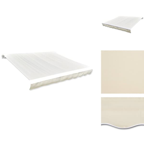 Markiser - Living Markisduk 6 x 3 m gräddvit (utan ram)