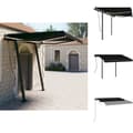 Miniatyrbild 1 av 11: Markiser - Living Markis manuellt infällbar med LED 3,5x2,5 m antracit