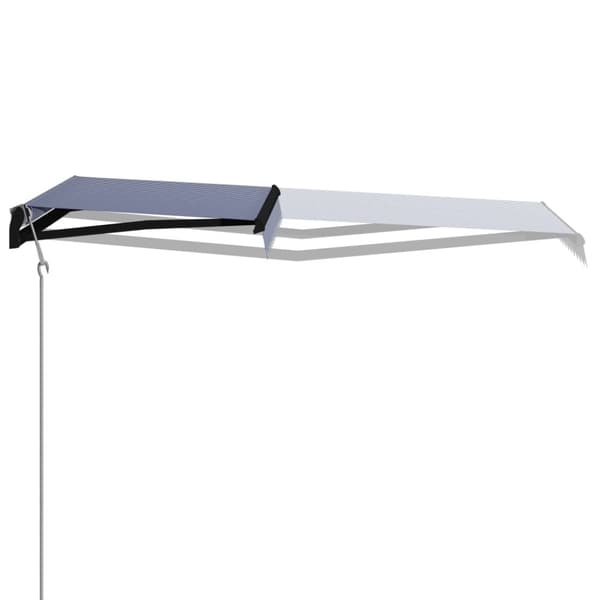 Markiisit - Living Automaattisesti sisäänkelattava markiisi 300x250 cm sin./valk.