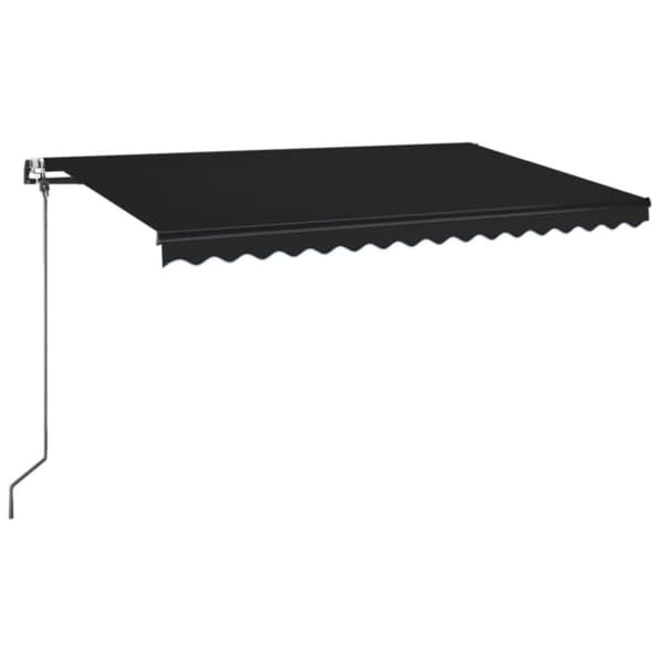 Markiisit - Living Automaattisesti sisäänkelattava markiisi 400x350 cm antrasiitti