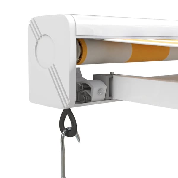 Markiser - Living foldemarkise 5x3 m stof og aluminium gul og hvid
