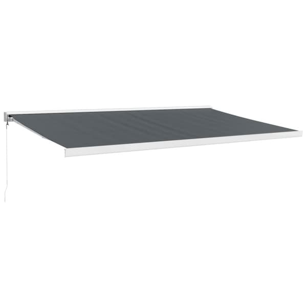 Markiser - Living foldemarkise 5x3 m stof og aluminium antracitgrå