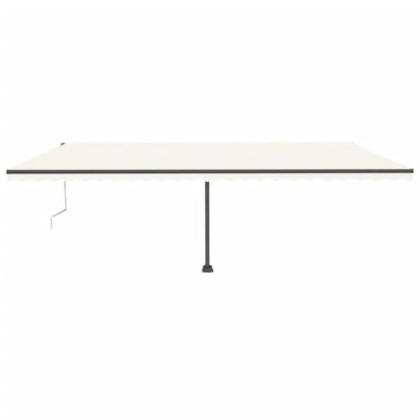 Markiser - Living fritstående markise 600x300 cm automatisk betjening cremefarvet