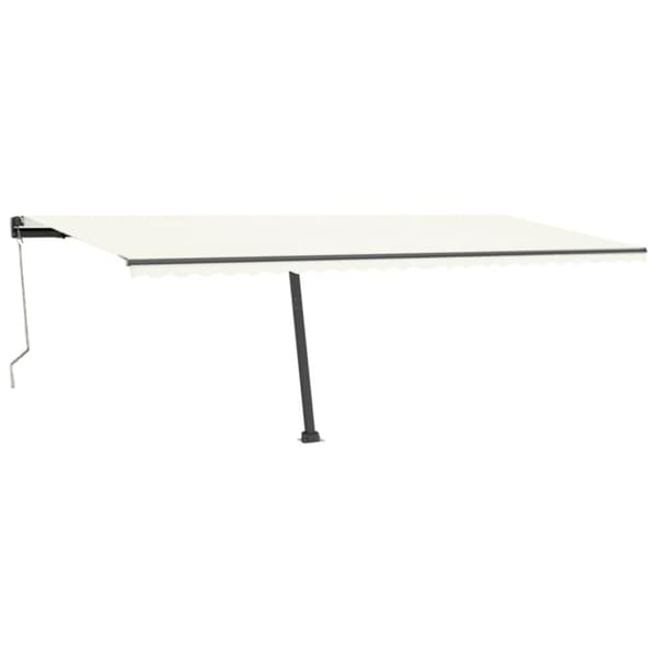 Markiser - Living fritstående markise 600x300 cm automatisk betjening cremefarvet