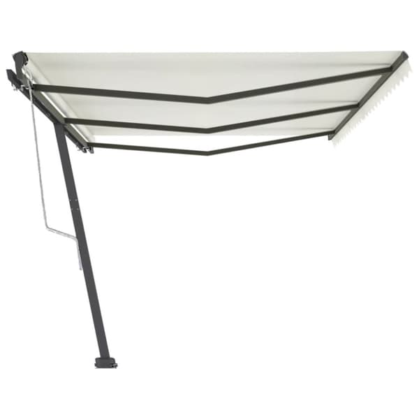 Markiser - Living fritstående markise 600x300 cm automatisk betjening cremefarvet