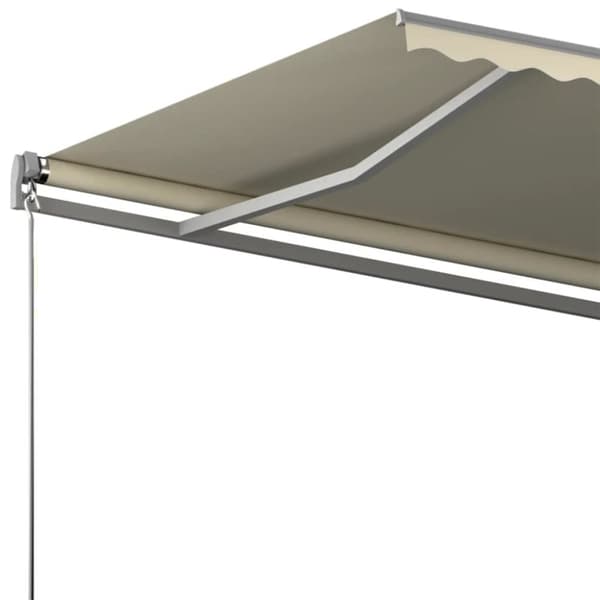 Markiser - Living fritstående markise 600x300 cm automatisk betjening cremefarvet