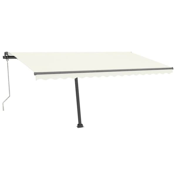 Markiisit - Living Vapaasti seisova sisäänkelattava markiisi 400x300 cm kerma