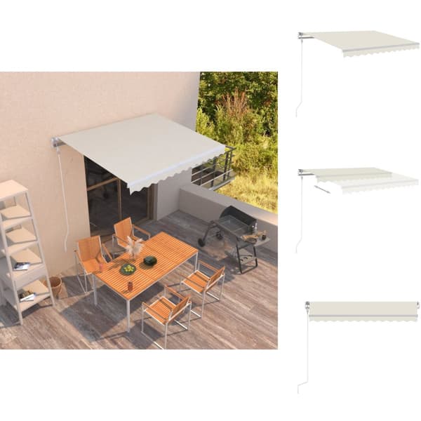 Markiisit - Living Automaattisesti sisäänkelattava markiisi 300x250 cm kerma