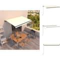 Miniatyrbillede 1 af 9: Markiser - Living markise 400x350 cm automatisk betjening cremefarvet