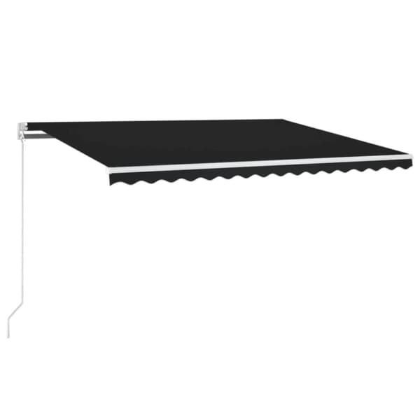 Markiser - Living Automatisk markis med vindsensor & LED 450x300 cm antracit