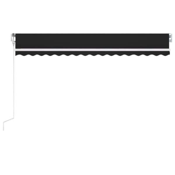 Markiser - Living Automatisk markis med vindsensor & LED 450x300 cm antracit