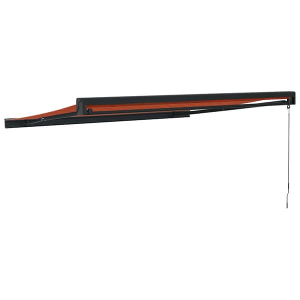 Markiser - Living Markis infällbar orange och brun 3x2,5 m tyg&aluminium