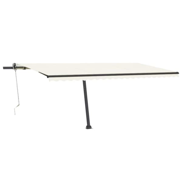 Markiisit - Living Sisäänkelattava markiisi LED/tuulisensori 500x300 cm kerma
