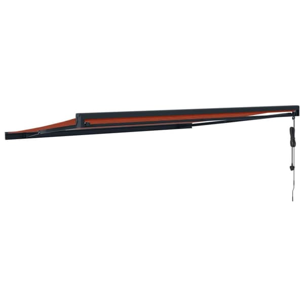 Markiser - Living Markis infällbar orange och brun 4x3 m tyg&aluminium
