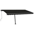 Miniatyrbild 4 av 11: Markiser - Living Automatisk markis med vindsensor & LED 400x300 cm antracit