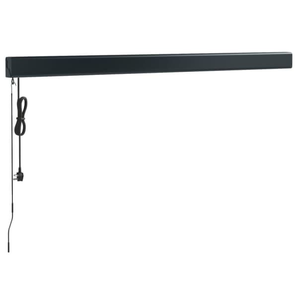 Markiser - Living Markis infällbar gul och vit 3,5x2,5 m tyg&aluminium