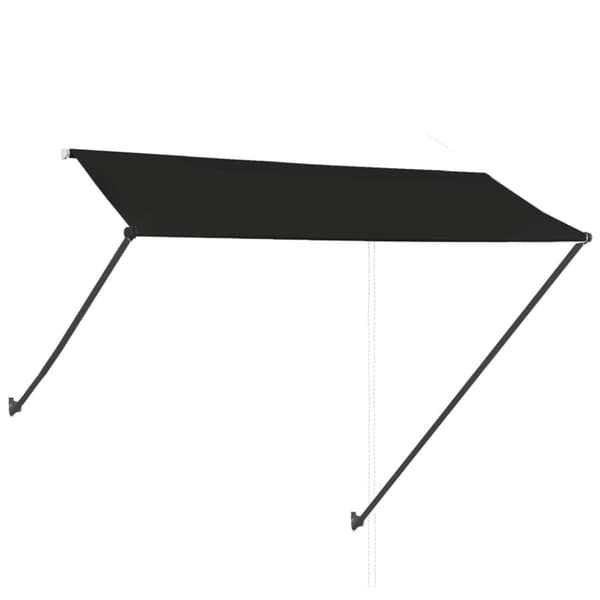 Sisäänkelattava markiisi LEDillä 300x150 cm antrasiitti - Markiisi - Markiisit - Home & Living
