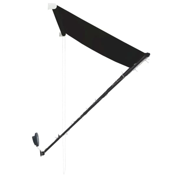 Sisäänkelattava markiisi LEDillä 300x150 cm antrasiitti - Markiisi - Markiisit - Home & Living