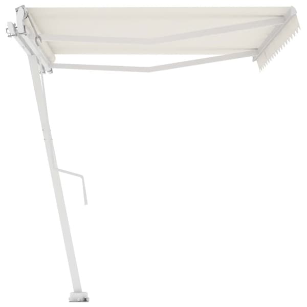 Automatisk markis fristående 400x350 cm gräddvit - Markis - Markiser - Home & Living