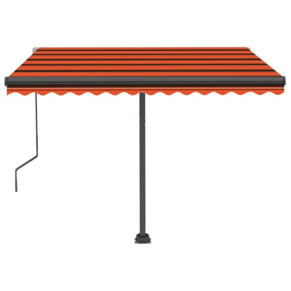 Vapaasti seisova sisäänkelattava markiisi 300x250cm orans.rusk. - Sisäänkelattava Markiisi - Sisäänkelattavat Markiisit - Home & Living