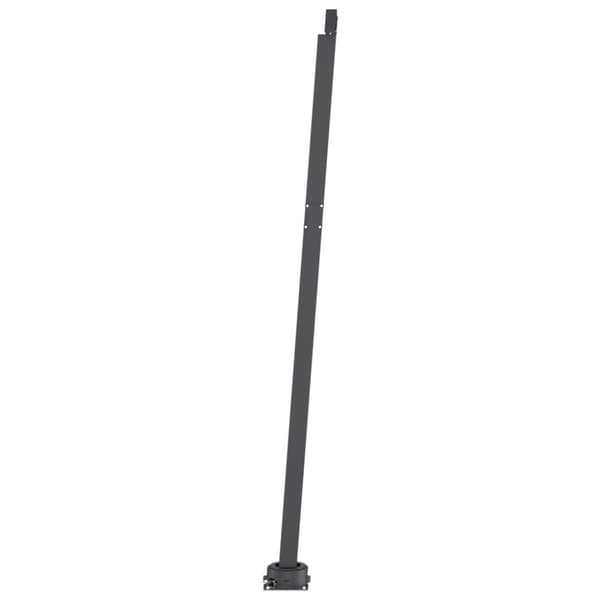 Automatisk markis med vindsensor & LED 400x300 cm gul/vit - Markis - Markiser - Home & Living