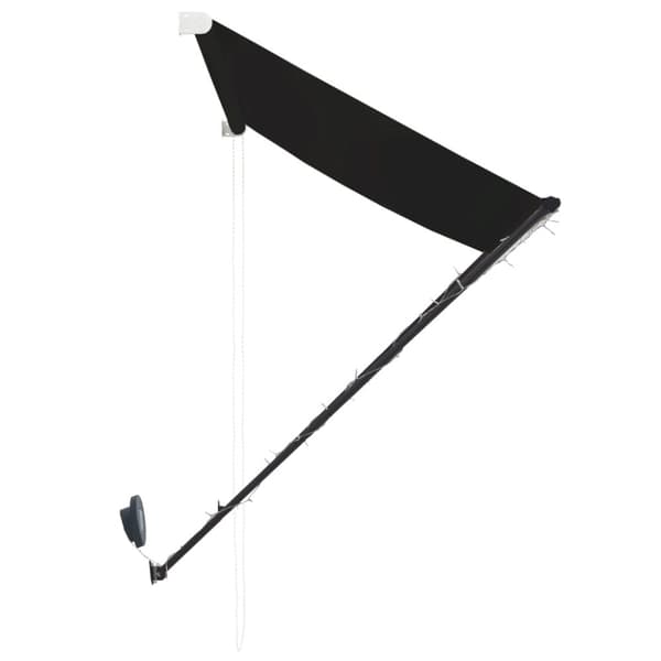 Markis med LED 250x150 cm antracit - Balkongmarkis - Balkongmarkiser - Home & Living
