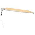 Miniatyrbillede 5 af 11: Foldemarkise 4,5x3 m stof og aluminium gul og hvid - Foldemarkise - Foldemarkiser - Home & Living