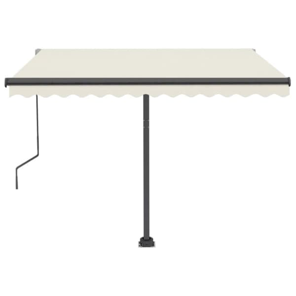 Fristående markis automatisk 350x250 cm gräddvit - Markis - Markiser - Home & Living