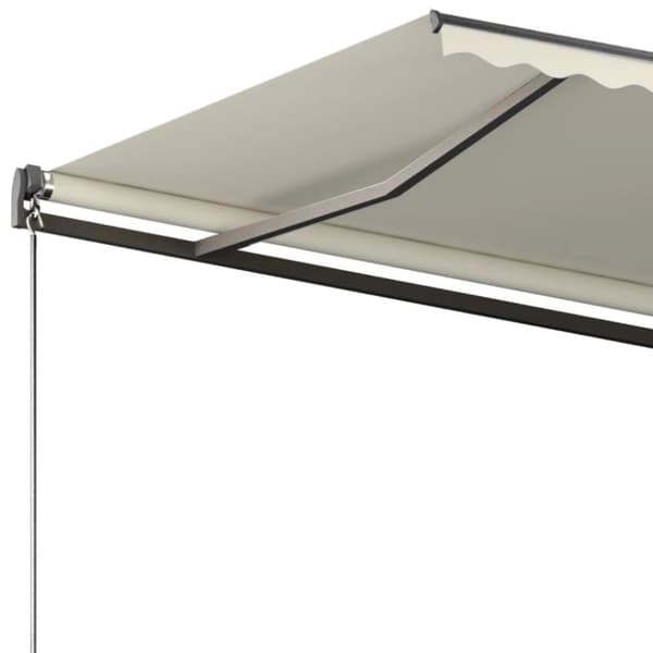 Fristående markis automatisk 350x250 cm gräddvit - Markis - Markiser - Home & Living