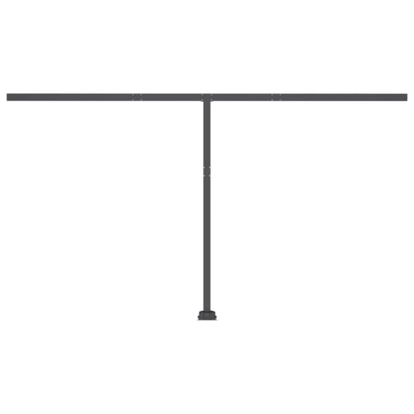 Vapaasti seisova sisäänkelattava markiisi 400x300 cm sinivalk. - Sisäänkelattava Markiisi - Sisäänkelattavat Markiisit - Home & Living