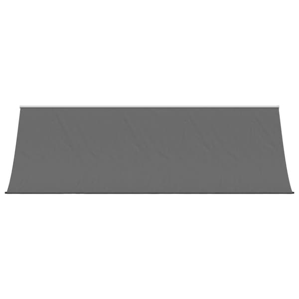 Markis infällbar antracit 400x150 cm tyg och stål