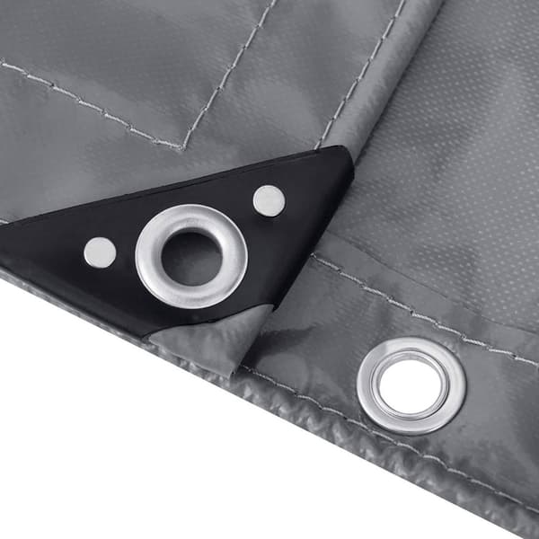 Rootz Ultimate -suojapeite - Heavy Duty -päällinen - Säänkestävä peite - Kestävä, UV-kestävä, Helppo käsitellä - 3x4m - Tummanharmaa