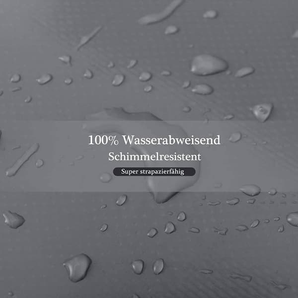 Rootz Ultimate -suojapeite - Heavy Duty -päällinen - Säänkestävä peite - Kestävä, UV-kestävä, Helppo käsitellä - 3x4m - Tummanharmaa