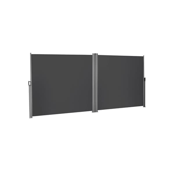 Rootzin kaksipuolinen markiisi - Yksityisyyden suoja - Tuulensuoja - TÜV-sertifioitu - Helppo asennus - 300 cm x 280 cm x 0,5 cm