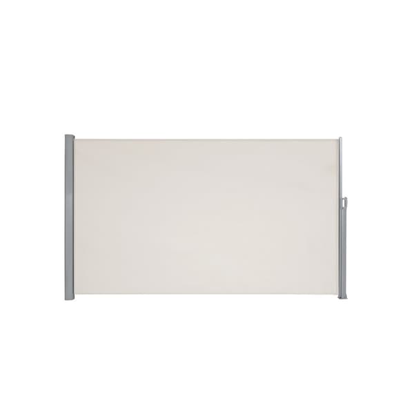 Rootz Sidemarkise til terrasser og altaner - Privatskærm - Solskærm - Aluminiumsramme - 180 cm x 400 cm - Indendørs og udendørs brug
