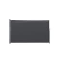 Miniatyrbillede 3 af 5: Rootz Sidemarkise Privacy Screen - Balkonskærm - Terrassedække - Aluminiumsramme - UV-beskyttelse - Indendørs udendørs brug - 180cm x 400cm