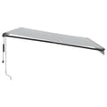 Miniatyrbilde 4 av 11: vidaXL Automatisk uttrekkbart markise antrasitt og hvit 450x350 cm