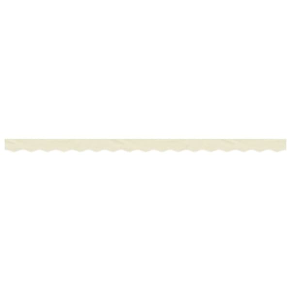 vidaXL Erstatningsstoff for markisekappe kremhvit stripe 4 m