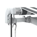 Miniatyrbilde 7 av 10: vidaXL Automatisk uttrekkbart markise antrasitt og hvit 500x350 cm