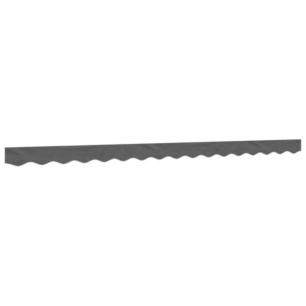 vidaXL Erstatningsstoff for markisekappe antrasitt stripe 4 m
