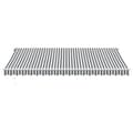Miniatyrbilde 3 av 10: vidaXL Automatisk uttrekkbart markise antrasitt og hvit 450x350 cm
