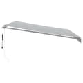 Miniatyrbilde 4 av 10: vidaXL Automatisk uttrekkbart markise antrasitt og hvit 450x350 cm