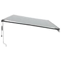 Miniatyrbilde 5 av 11: vidaXL Automatisk uttrekkbar markise antrasitt og hvit 600x350 cm