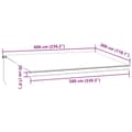 Miniatyrbillede 9 af 9: vidaXL markise 600x300 cm automatisk betjening brun