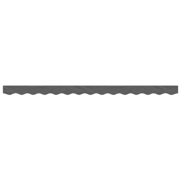 vidaXL Erstatningsstoff for markisekappe antrasitt stripe 3,5 m